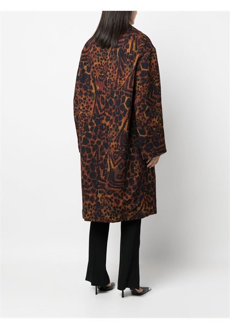 cappotto animalier doppio petto DRIES VAN NOTEN | Cappotto | RAMSON5280703